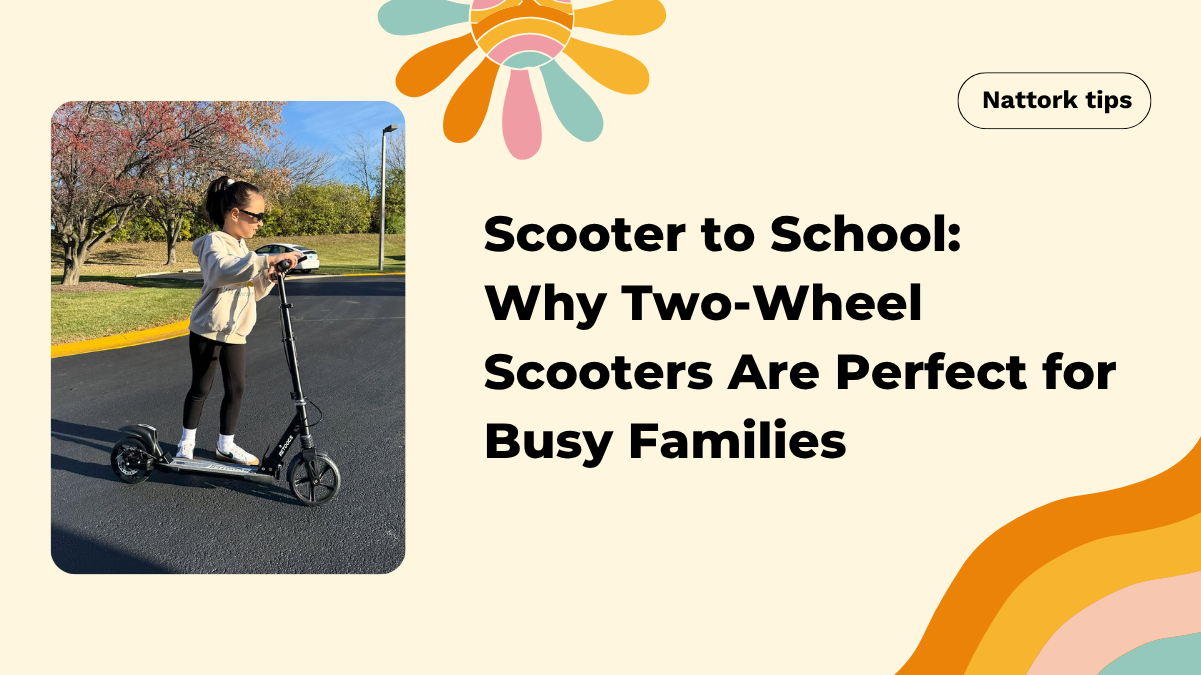 Scooter to School: Why Two-Wheel Scooters Are Perfect for Busy Families