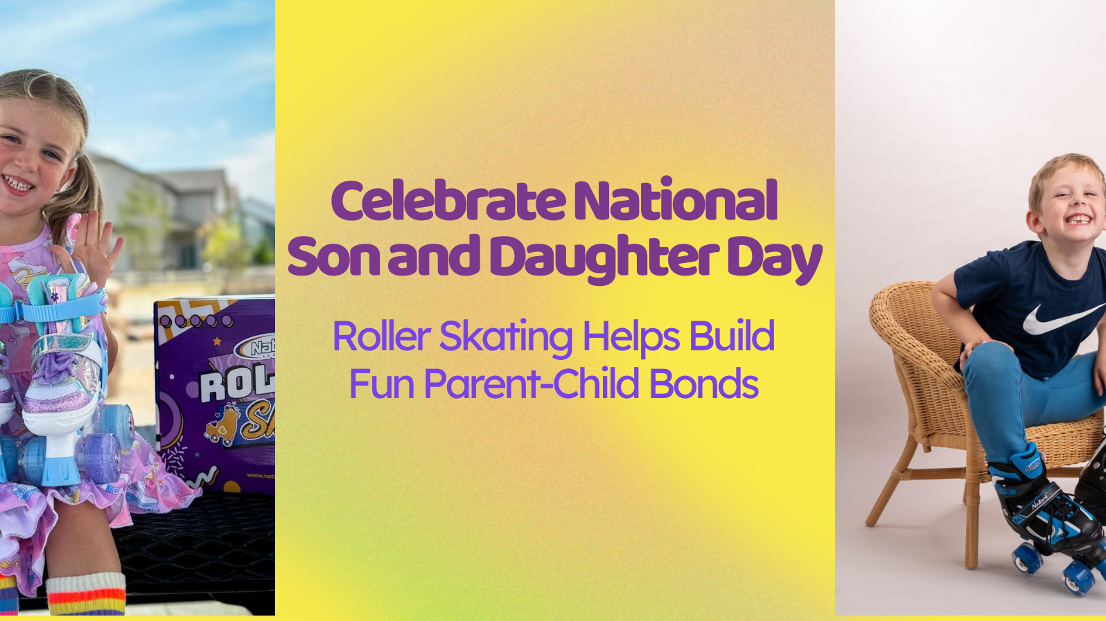 Celebrate National Son and Daughter Day Roller Skating Helps Build Fun Parent-Child Bonds