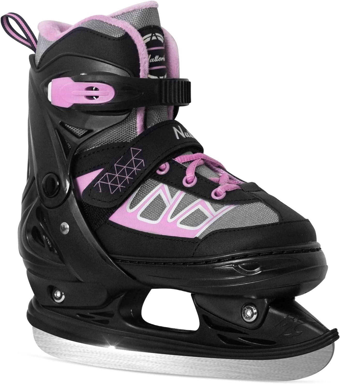 Nattork Adjustable Ice Skates - Pink