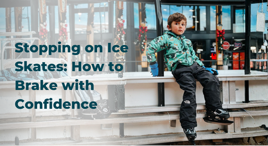Stopping on Ice Skates: How to Brake with Confidence