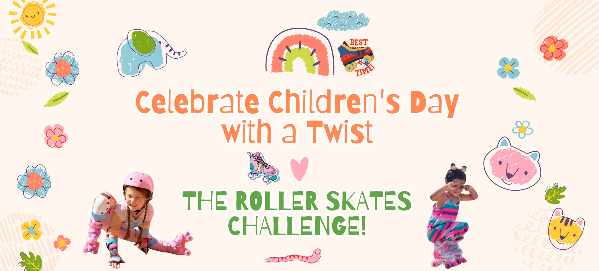 Celebrate Children's Day with a Twist - The Roller Skates Challenge!