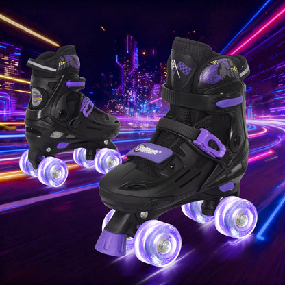 Patines en línea ajustables Nattork BLADE RACERS - Dorado