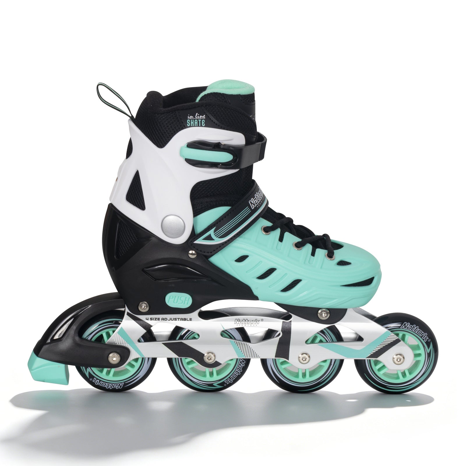 Speed Shell Adjustable Teens & Adult Inline Skates for Beginners