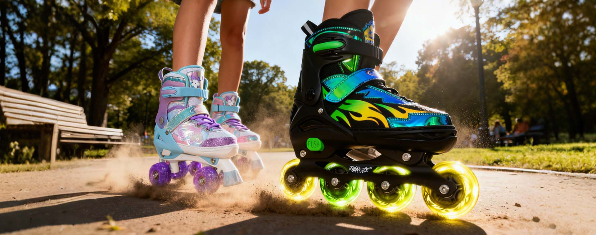 Nattork Inline Skates and Roller Skates in Park