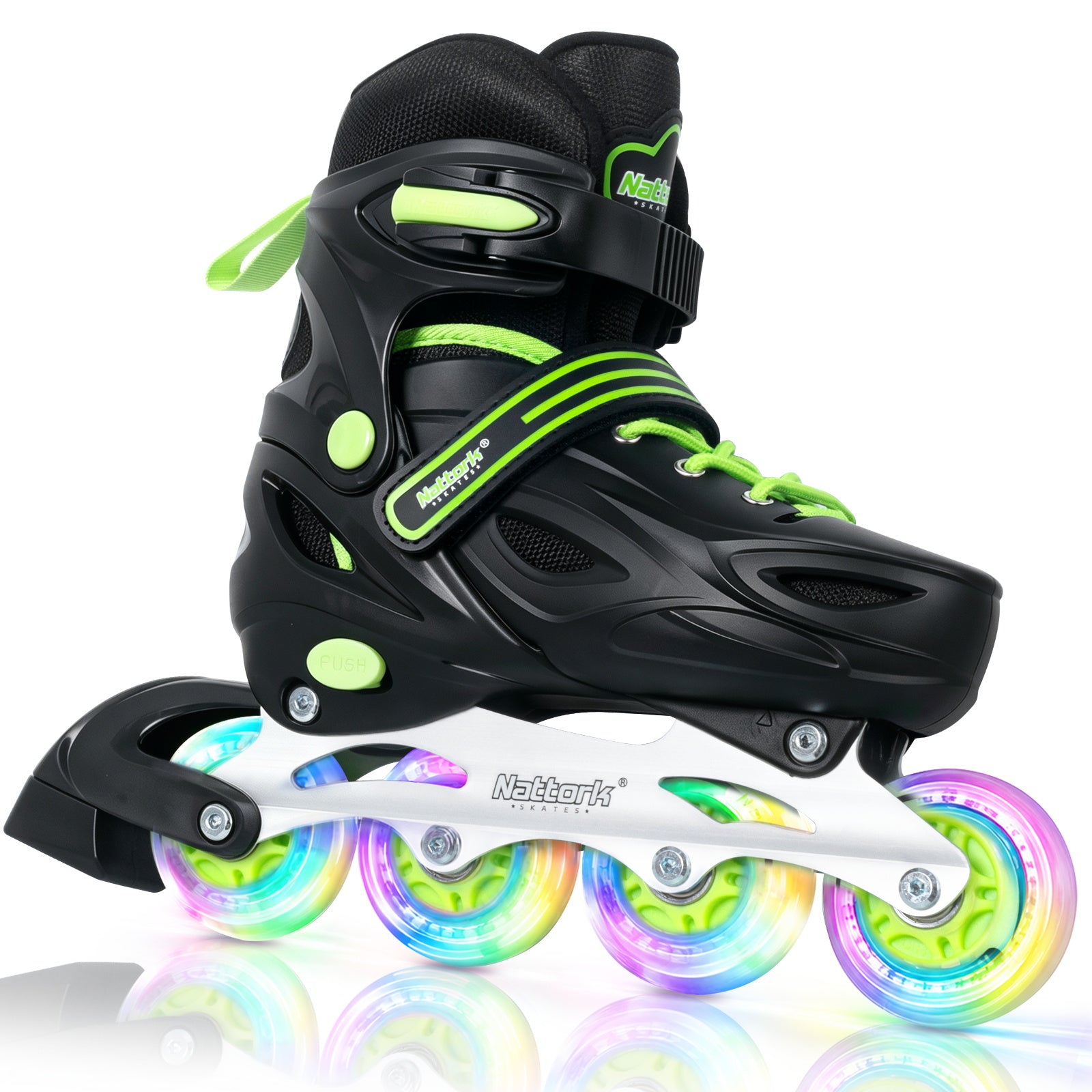 Nattork Speed Shell Inline Skates - Black Suger Rush – NattorkSkates