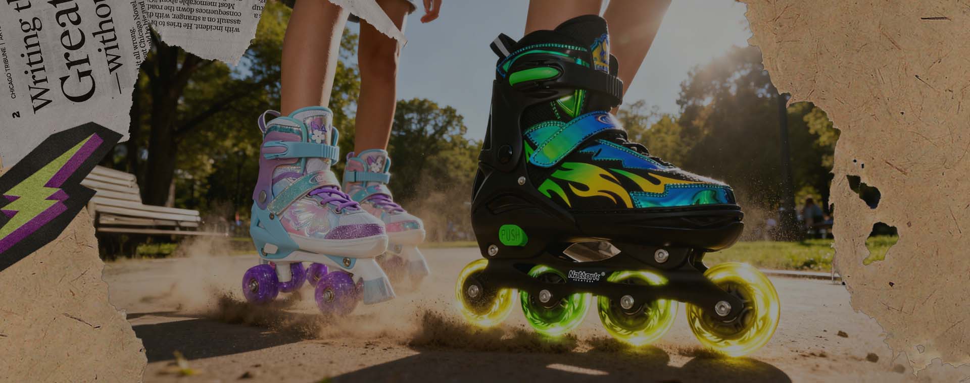 Nattork Inline Skates and Roller Skates with a Smooth Ride