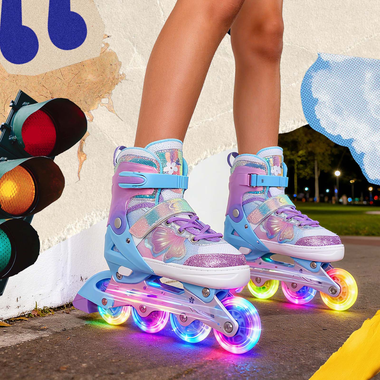 Nattork The Rush Inline Skates - Aurora – NattorkSkates