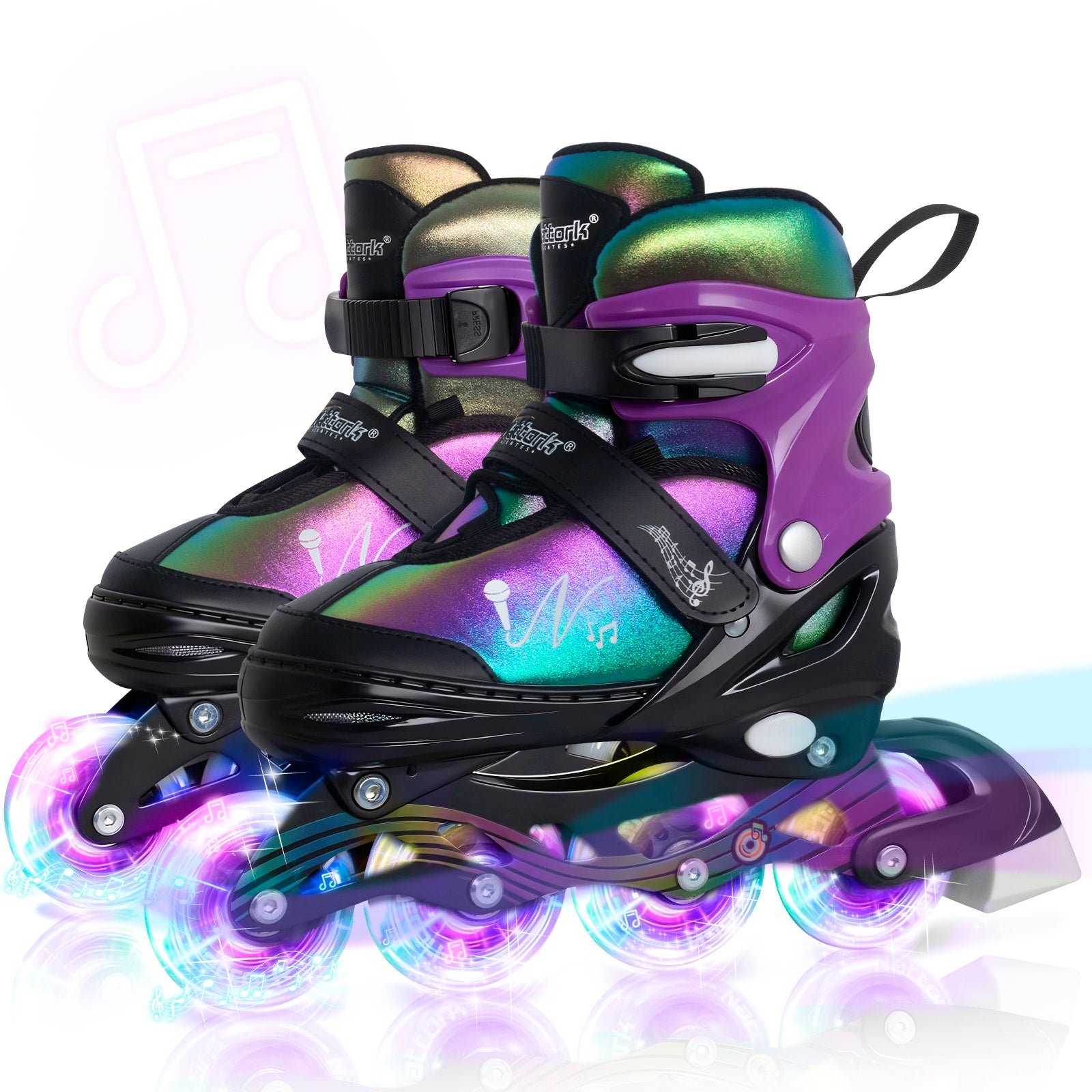 Nattork Melody Inline Skates - Purple Black – NattorkSkates