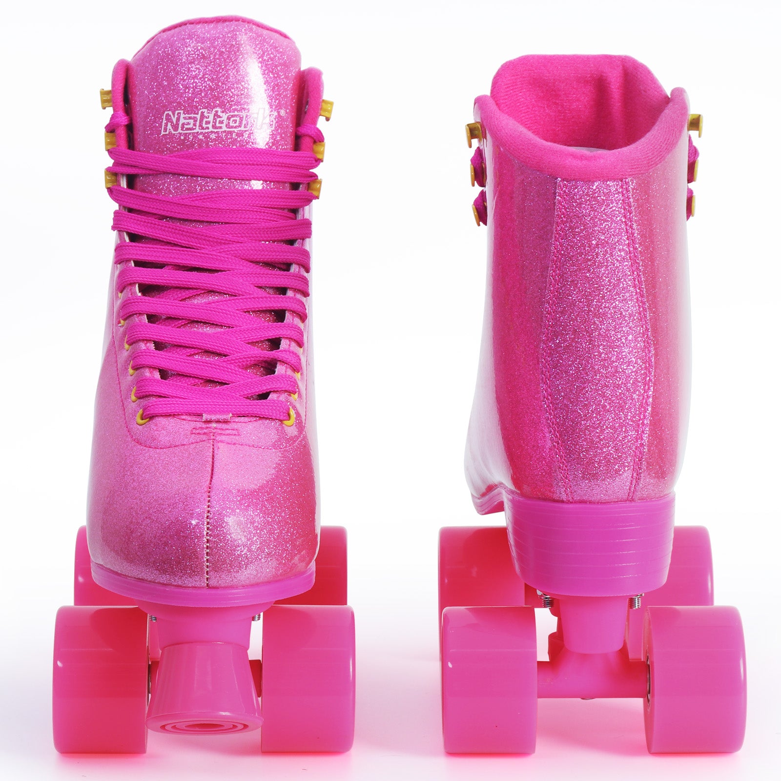 Nattork Retro Roller Skates for Teens & Adults - Rose Pink