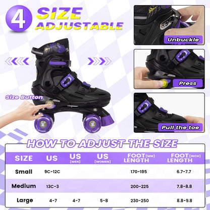 Patines en línea ajustables Nattork BLADE RACERS - Dorado