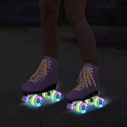 Nattork Roller Skates for Adults - Pro Purple
