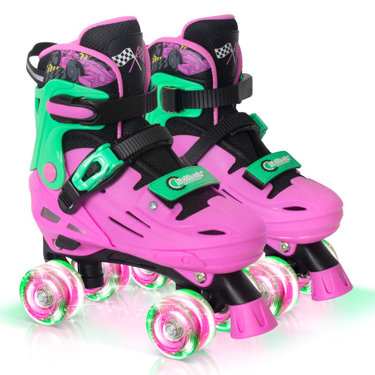 Patines en línea ajustables Nattork BLADE RACERS - Dorado