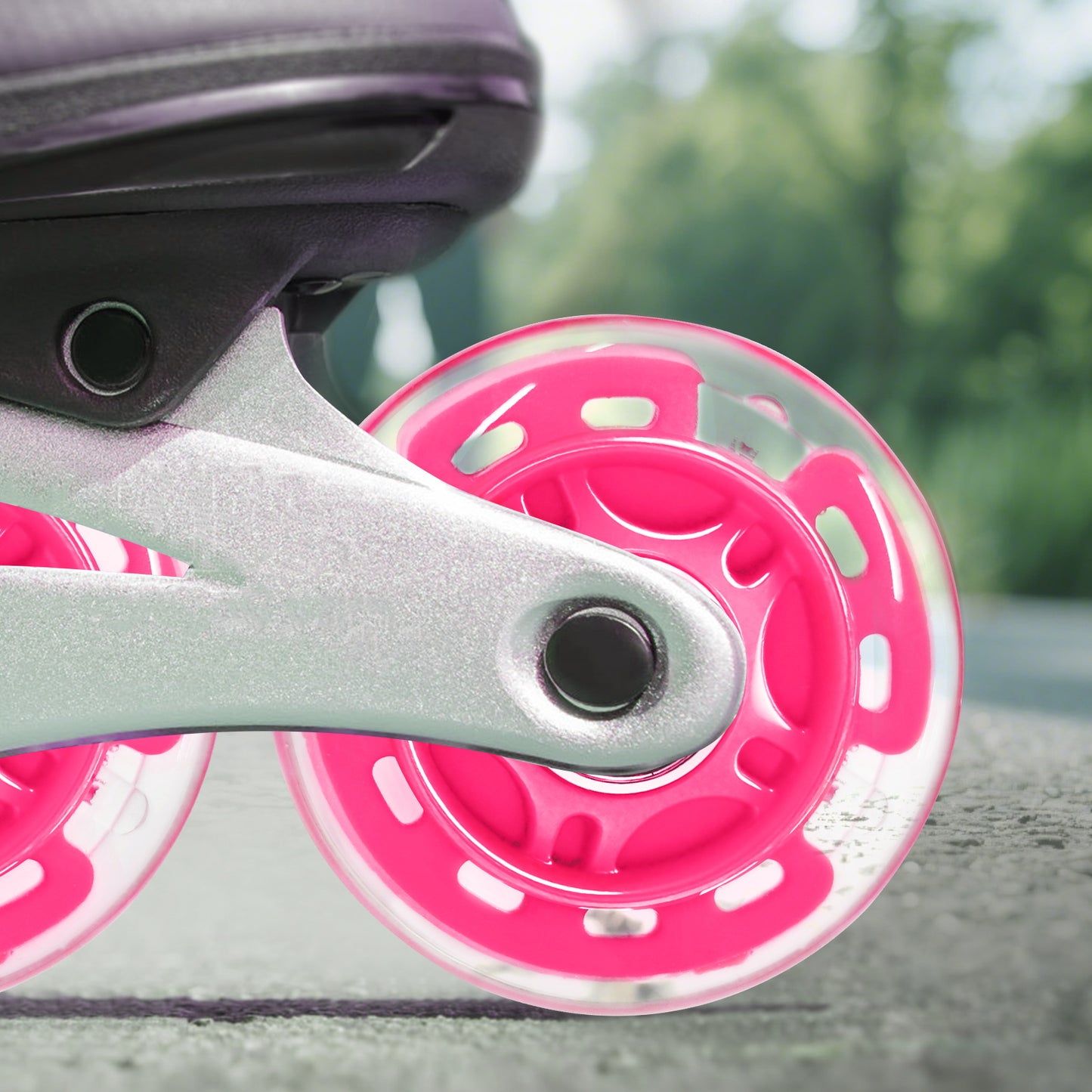 Nattork Light up Inline Skate Wheels - Pink