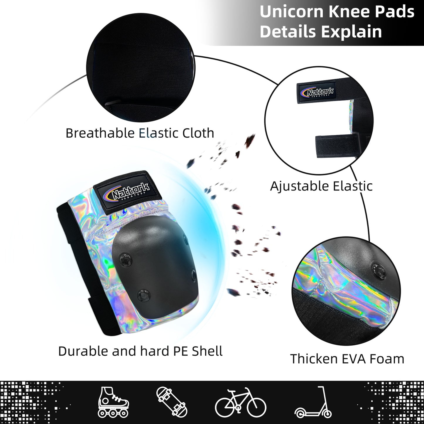Nattork CYBER PANDA Kid's Protective Pack - Shadow Strike