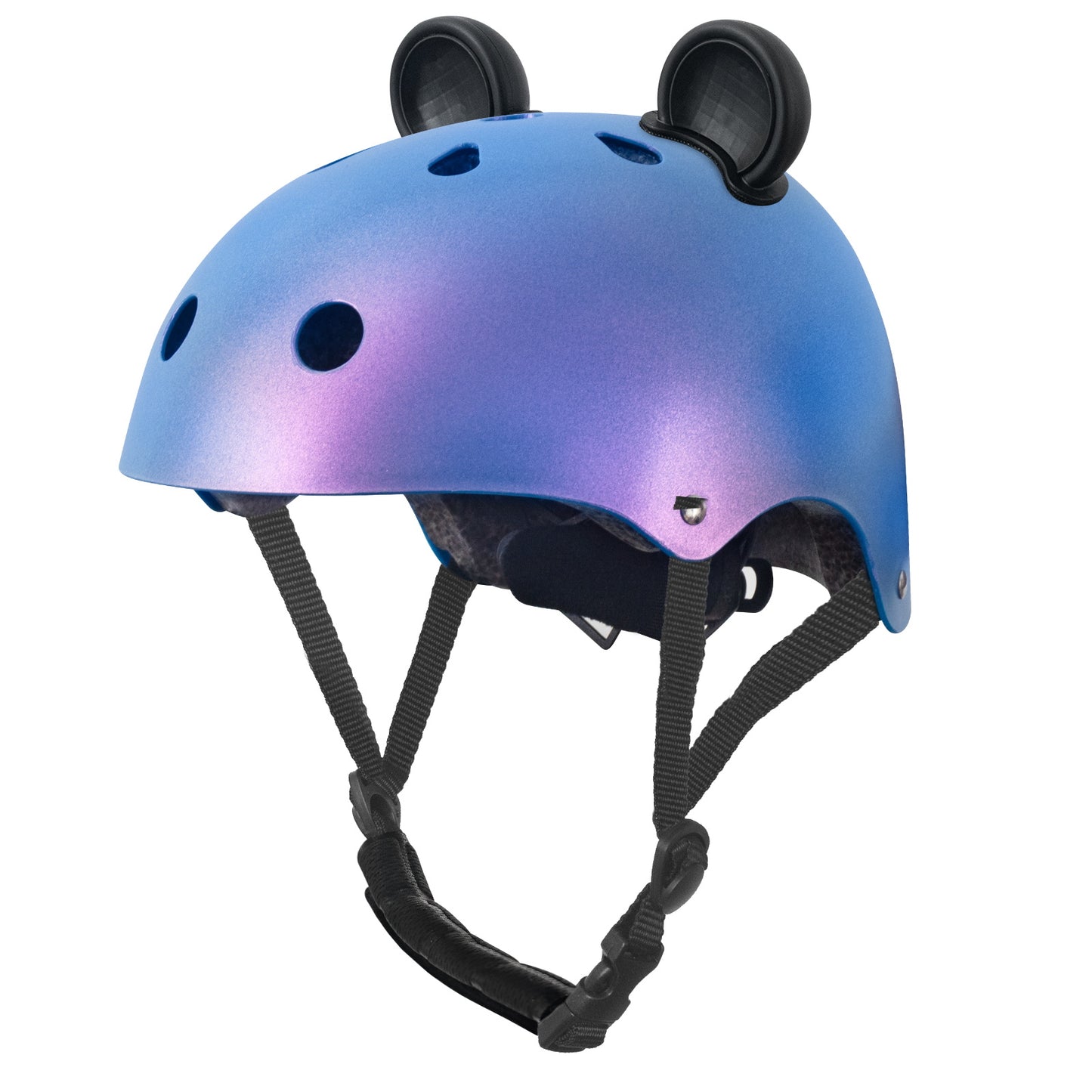 Nattork CYBER PANDA Skate Helmet Protective Gear for Kids - Blue