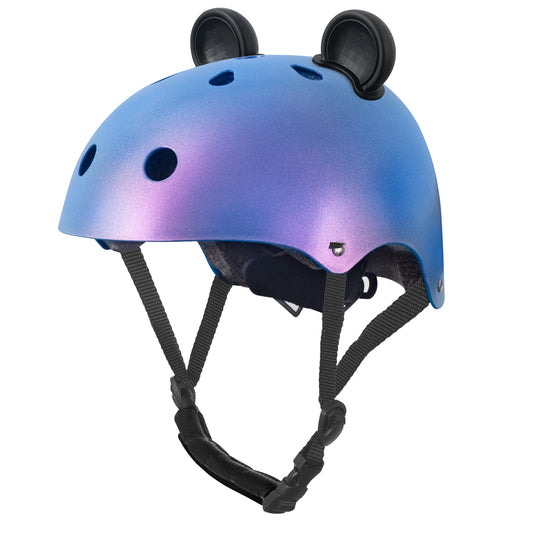 Nattork CYBER PANDA Skate Helmet Protective Gear for Kids - Blue