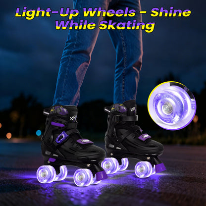 Patines en línea ajustables Nattork BLADE RACERS - Dorado