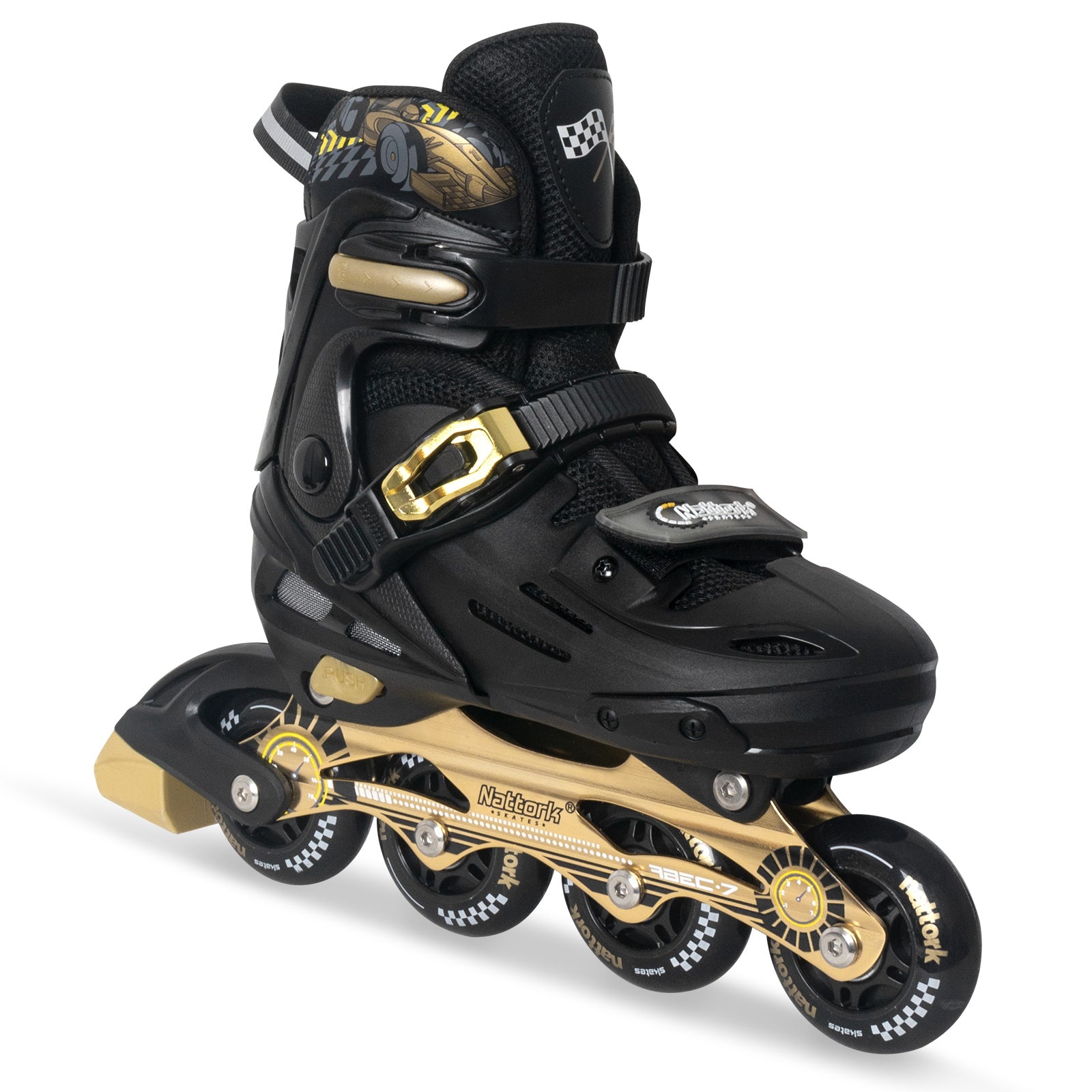 EPB 608ZZ ABEC-5 Gold Bearings (8 Pack?) – For Skateboards, Push Scooters, Inline Skates
