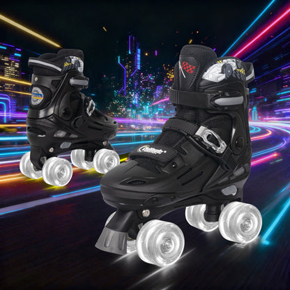 Patines en línea ajustables Nattork BLADE RACERS - Dorado