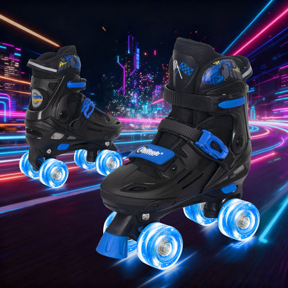 Patines en línea ajustables Nattork BLADE RACERS - Dorado