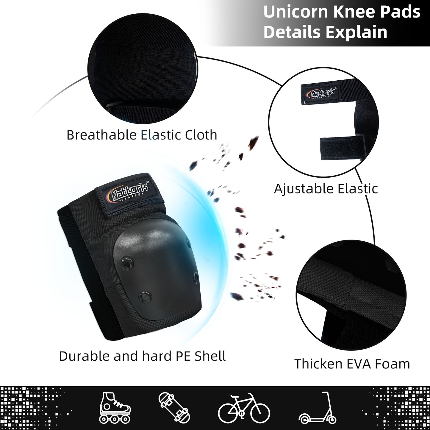 Nattork Kid's Protective Pack - Black