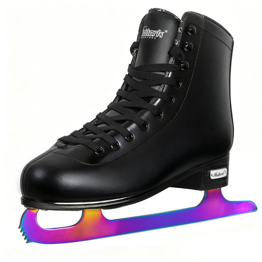 Patines artísticos para hielo Nattork: cuchillas BLANCAS y de colores