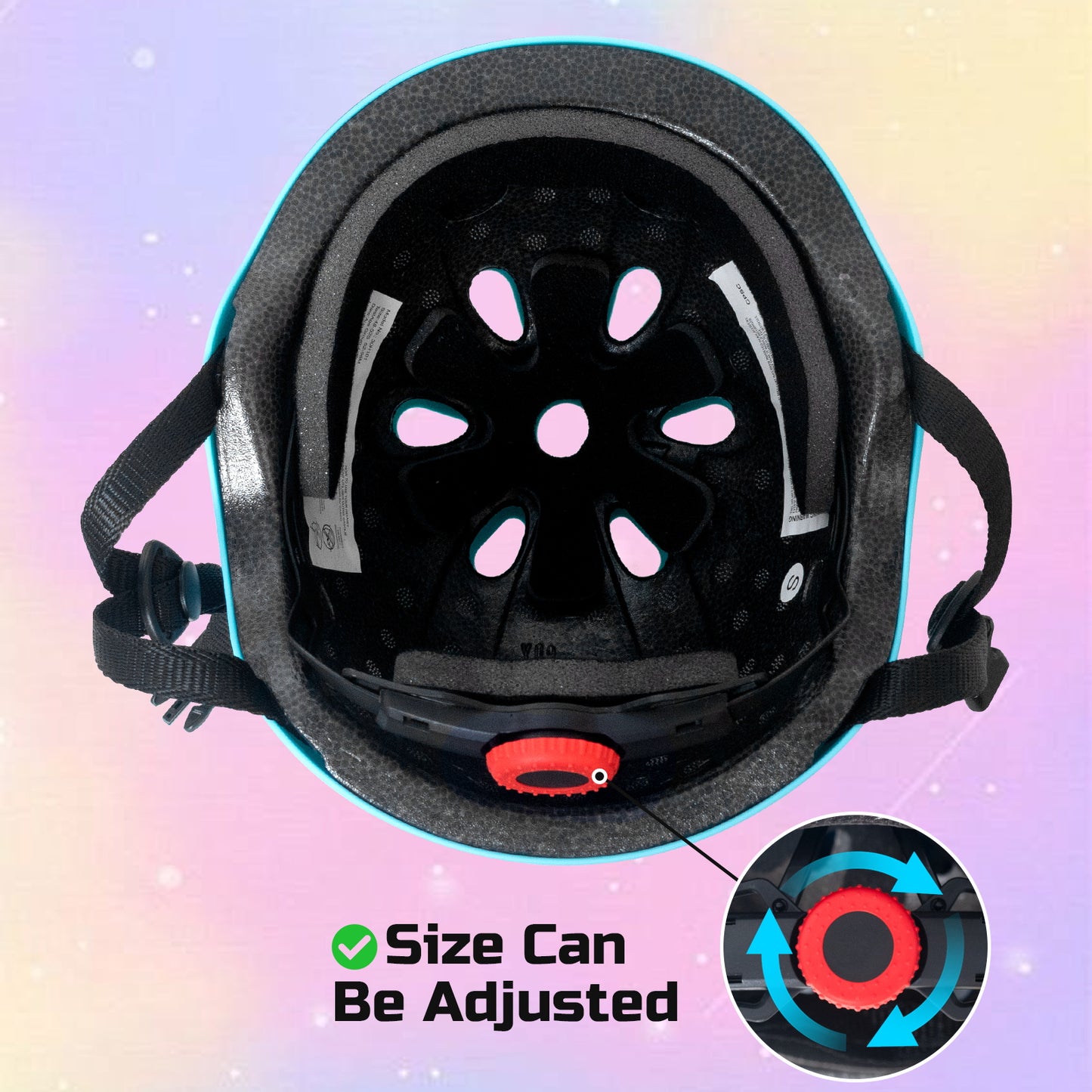 Nattork Skate Helmet Protective Gear for Kids - Teal