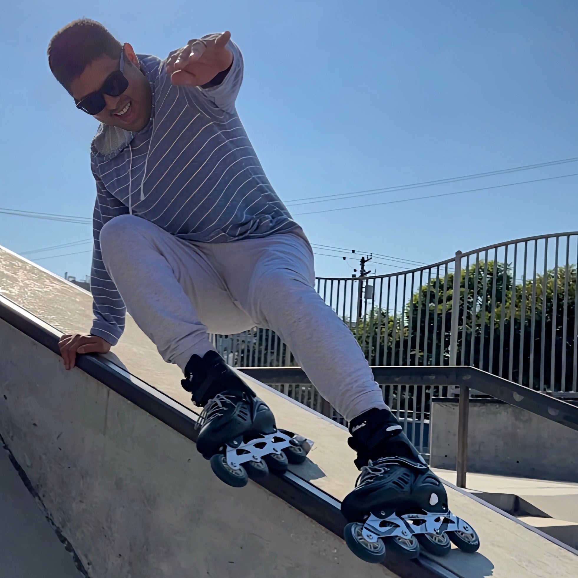 Speed Shell Adjustable Teens & Adult Inline Skates for Beginners