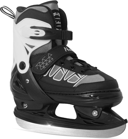 Nattork Adjustable Ice Skates - Black