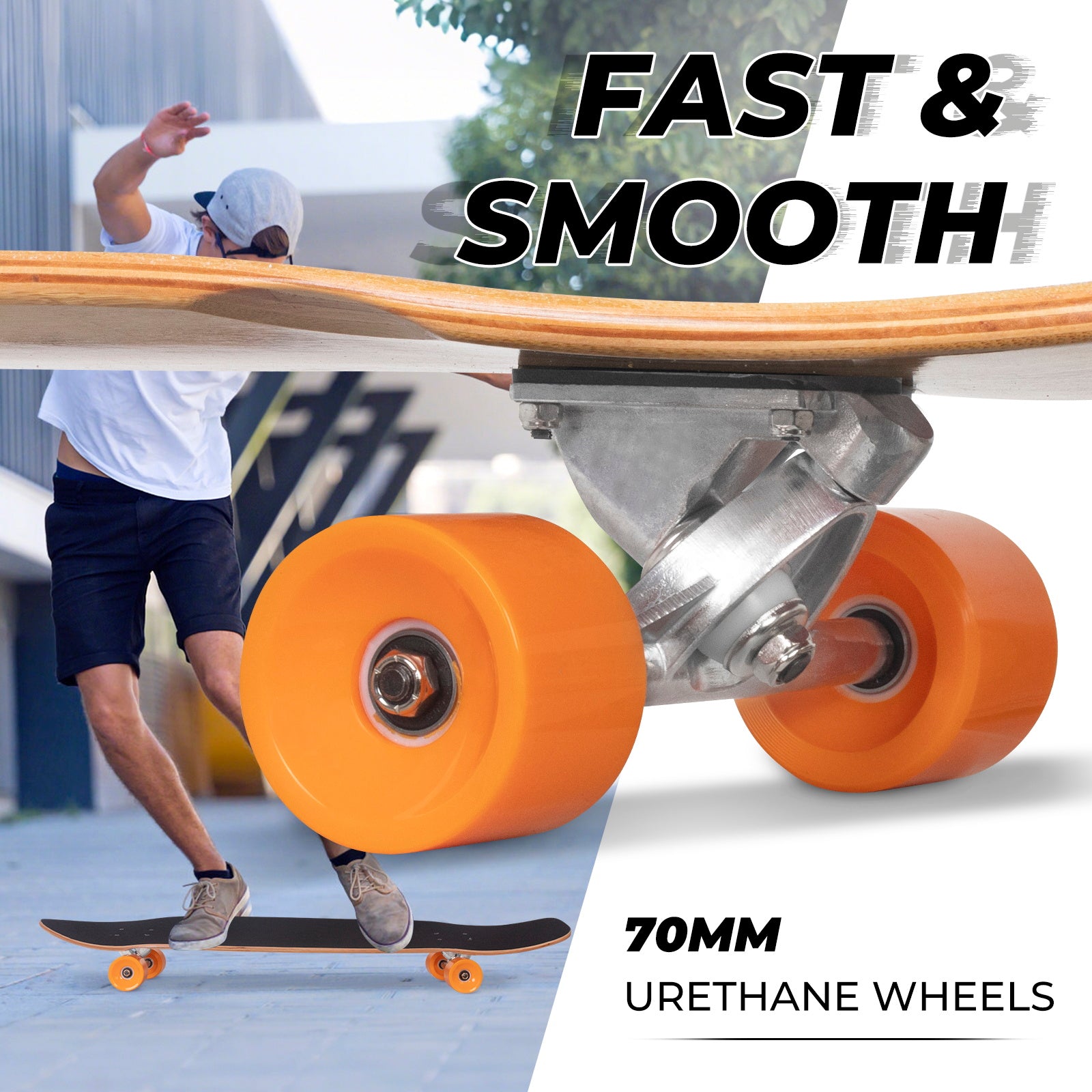 Nattork Pulse 44 Longboard Skateboard - Carp – NattorkSkates