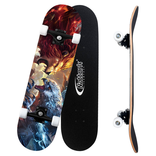 Nattork Skateboards 31 Inch - Lion Hawk