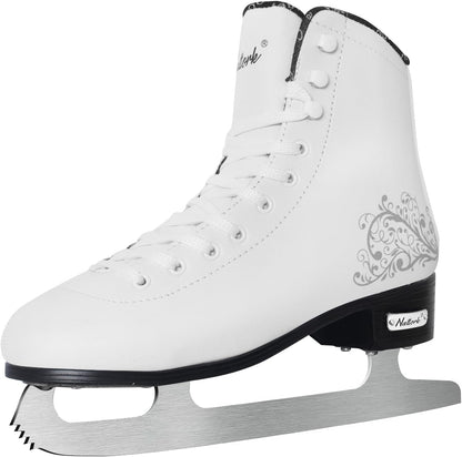 Nattork Ice Figure Skates - flower