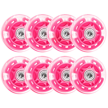 Nattork Light up Inline Skate Wheels - Pink