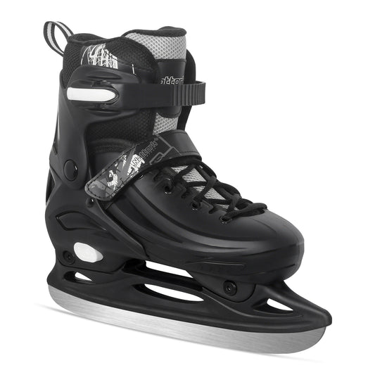 Nattork Adjustable Ice Skates for Kids -  Black
