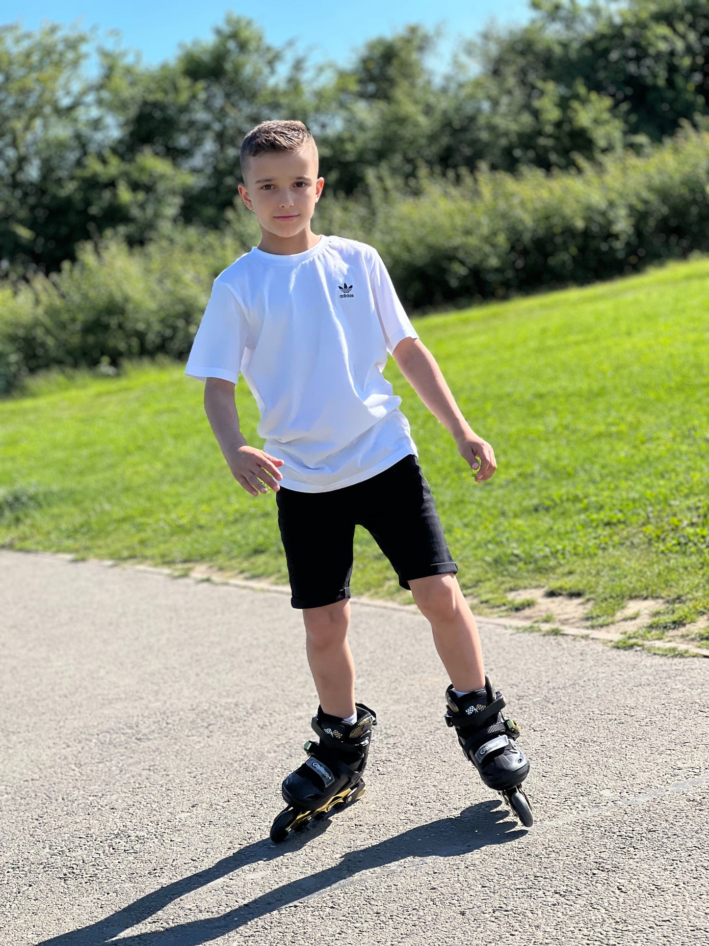 Nattork BLADE RACERS Adjustable Inline Skates for Kids - Gold