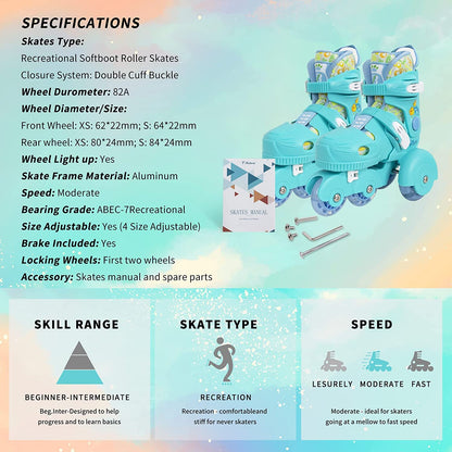 Roller Skates for Kids Boys - Blue