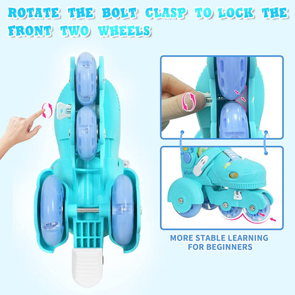 Roller Skates for Kids Boys - Blue